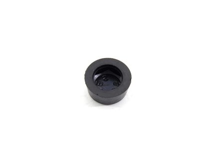 Černý gumový doraz návlečný pro hlavu šroubu FLOMA - průměr 2,8 cm x 1,3 cm