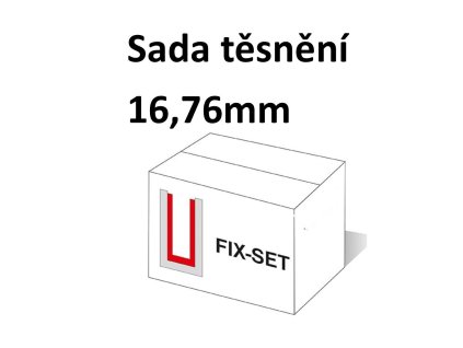 Těsnění skla 16,76mm kotvícího profilu