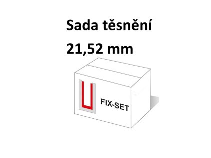 Těsnění skla 21,52mm AL kotvícího profilu