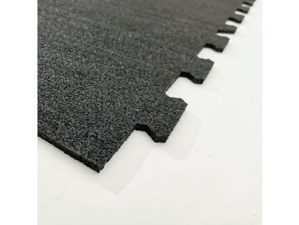 Gumová ochranná tlumící puzzle podložka pod bazén, vířivku FLOMA PoolPad - 193 x 95,6 x 0,8 cm