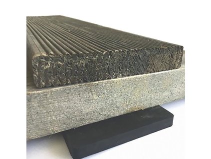 Černá EPDM gumová ochranná univerzální podložka FLOMA - 10 x 10 x 1 cm