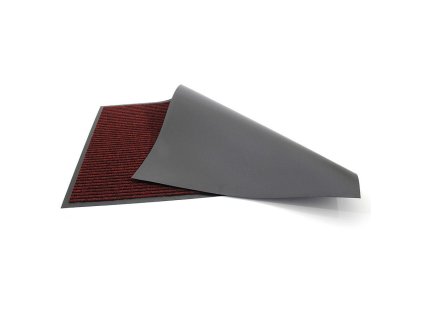 Červená vstupní rohož FLOMA Everton - délka 80 cm, šířka 120 cm, výška 0,6 cm