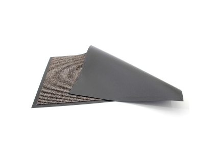 Hnědá vstupní rohož FLOMA Everton - délka 80 cm, šířka 120 cm, výška 0,6 cm