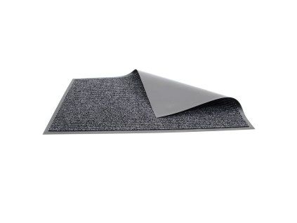 Antracitová vstupní rohož FLOMA Everton - délka 80 cm, šířka 120 cm, výška 0,6 cm