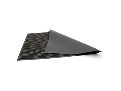 Šedá vstupní rohož FLOMA Scala - délka 80 cm, šířka 120 cm, výška 0,5 cm