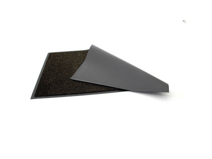 Hnědá vstupní rohož FLOMA Briljant (Bfl-S1) - délka 80 cm, šířka 120 cm, výška 0,9 cm