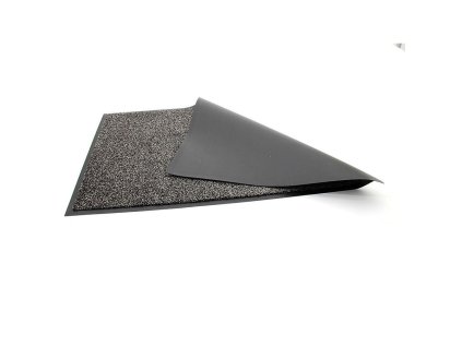Šedá vstupní rohož FLOMA Briljant (Bfl-S1) - délka 40 cm, šířka 60 cm, výška 0,9 cm