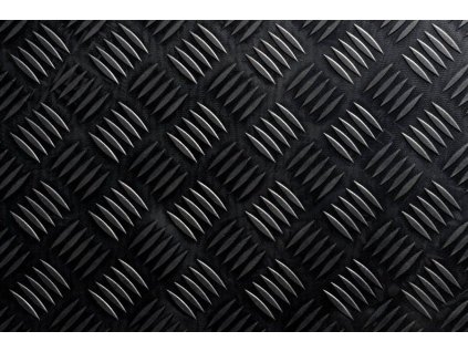 Černá průmyslová protiskluzová podlahová guma FLOMA Delta - 10 m x 150 cm x 0,3 cm