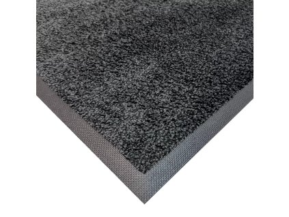 Antracitová vnitřní čistící pratelná vstupní rohož FLOMA Magic - 75 x 85 x 1 cm