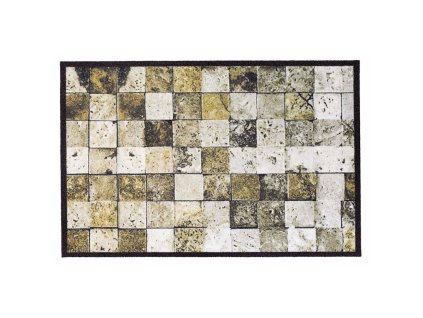 Vnitřní čistící vstupní rohož FLOMA Mondial Tiles - 50 x 75 x 0,5 cm