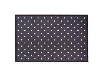 Vnitřní čistící vstupní rohož FLOMA Mondial Dots - 50 x 75 x 0,5 cm