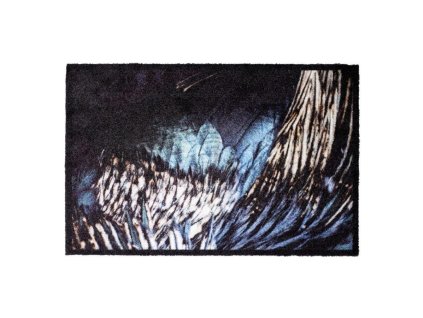 Vnitřní čistící pratelná vstupní rohož FLOMA Prestige Wings - 50 x 75 x 0,7 cm