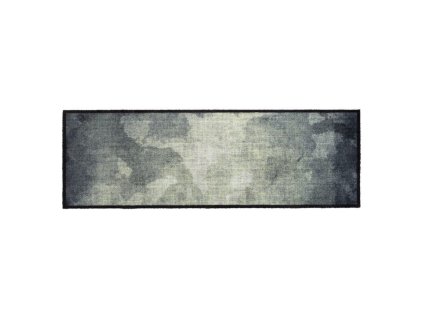 Vnitřní čistící pratelná vstupní rohož FLOMA Prestige Structure green - 50 x 150 x 0,7 cm