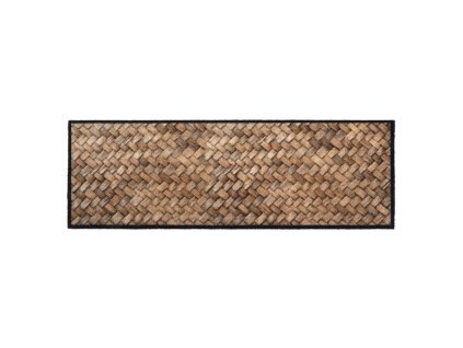 Vnitřní čistící pratelná vstupní rohož FLOMA Prestige Wicker - 50 x 150 x 0,7 cm