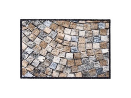 Vstupní rohož FLOMA Optima Stone - délka 50 cm, šířka 75 cm, výška 0,7 cm