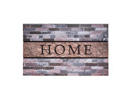 Venkovní čisticí vstupní rohož FLOMA Residence Home Bricks - délka 45 cm, šířka 75 cm, výška 0,9 cm