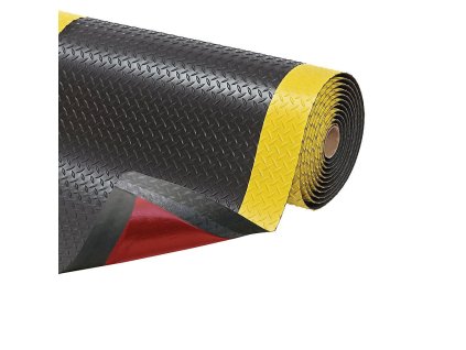 Šedá protiúnavová laminovaná rohož (role) Cushion Trax - 6 m x 91 cm x 1,4 cm