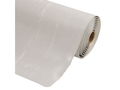 Šedá protiúnavová průmyslová laminovaná rohož Marble Soft - 2280 x 60 x 1,27 cm