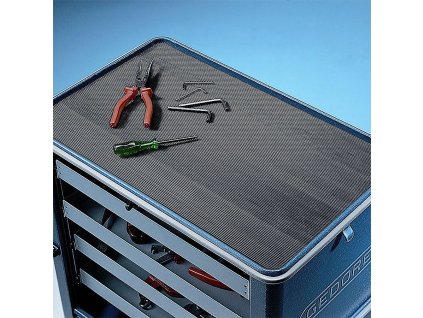 Černá antistatická rohož Rib ‘n’ Roll - 150 x 120 x 0,3 cm