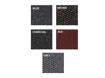 Černá gumová čistící vstupní rohož Master Flex C12 - 50 x 50 x 1,2 cm