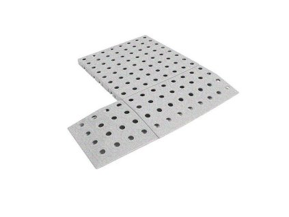 Šedá polypropylenová dlažba AvaTile AT-HRD Recy - 25 x 25 x 1,6 cm
