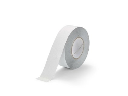 Bílá korundová protiskluzová páska FLOMA Standard - 18,3 m x 5 cm a tloušťka 0,7 mm