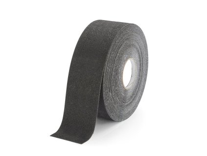 Černá korundová protiskluzová páska FLOMA Extra Thick - 18,3 m x 10 cm a tloušťka 2 mm