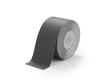 Černá korundová chemicky odolná protiskluzová páska FLOMA Standard Chemical Resistant - 18,3 m x 10 cm a tloušťka 0,7 mm
