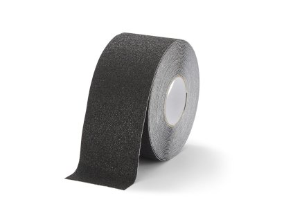 Černá korundová chemicky odolná protiskluzová páska FLOMA Super Chemical Resistant - 18,3 m x 10 cm a tloušťka 1 mm