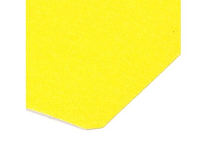 Žlutá korundová protiskluzová páska (dlaždice) FLOMA Super - 24 x 24 cm tloušťka 1 mm