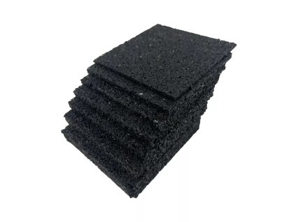 Gumová univerzální podložka FLOMA UniPad - délka 9 cm, šířka 9 cm, výška 0,3 cm