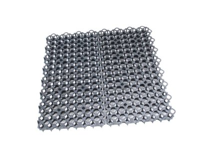 Černá plastová zatravňovací dlažba FLOMA Stella Green - 50 x 50 x 5 cm