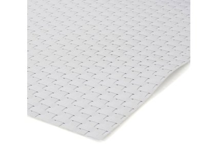 Bílá plastová ratanová stínicí rohož "umělý ratan" (role) - délka 300 cm, výška 90 cm