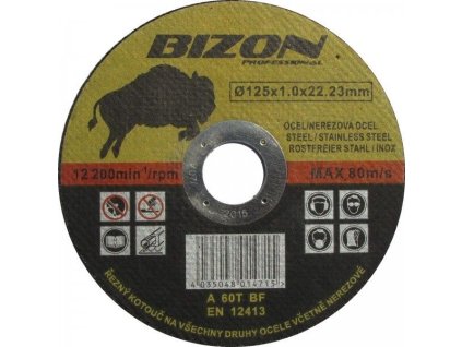 Řezný kotouč - 125 x 1,0 x 22,2 A60T-BF