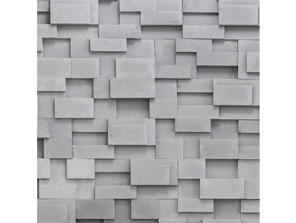 Obkladový kámen Steinblau SQUARE - zelená, balení 0,27m2, beton