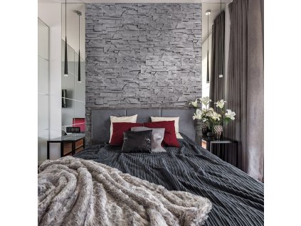 Roh pro obkladový kámen Steinblau SORRENTO - šedá, balení 0,87bm, beton