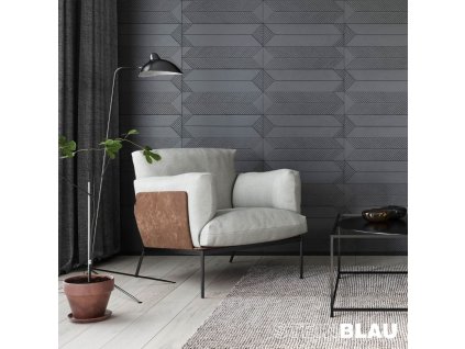Moderní obkladový kámen Steinblau Sagitta Patet - tmavě šedá, balení 0,56m2, beton