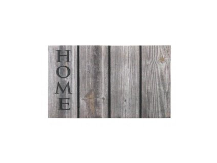 Šedá vnitřní čistící vstupní rohož FLOMA Home - 46 x 76 x 1 cm