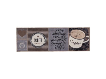 Kuchyňský pratelný koberec FLOMA Coffee - 50 x 150 x 0,5 cm