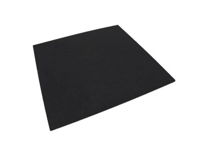 Černá podlahová guma (deska) FLOMA SportFlo S800 - 98 x 98 x 2,5 cm