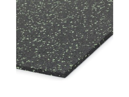 Černo-zelená podlahová guma (deska) FLOMA IceFlo SF1100 - 198 x 98 x 0,8 cm