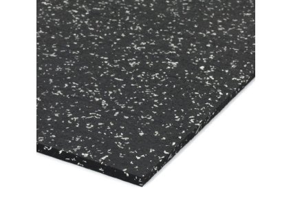 Černo-bílá podlahová guma (deska) FLOMA IceFlo SF1100 - 198 x 98 x 0,8 cm