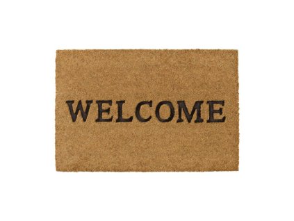 Kokosová vnitřní čistící vstupní rohož FLOMA Ruco Welcome - 40 x 60 x 1,5 cm