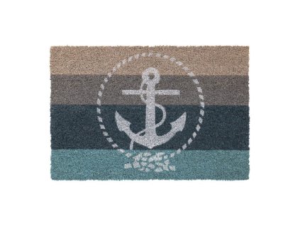 Kokosová vnitřní čistící vstupní rohož FLOMA Ruco Anchor - 40 x 60 x 1,5 cm