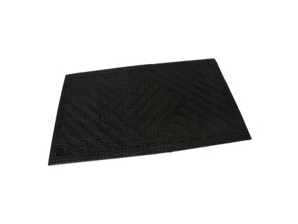Kokosová čisticí venkovní vstupní rohož FLOMA Rectangle - Stripes - délka 40 cm, šířka 60 cm, výška 0,8 cm
