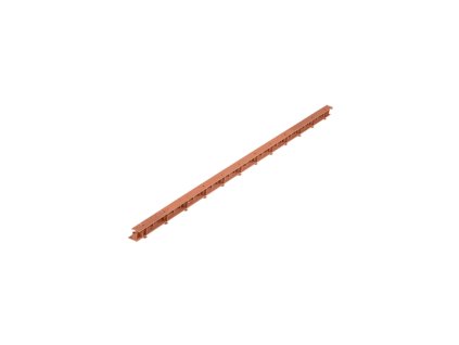 Ventilační mřížka 100 cm RAL 8004 cihlově červená