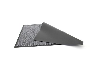 Šedá vnitřní čistící vstupní rohož FLOMA Spectrum - 60 x 90 x 0,5 cm