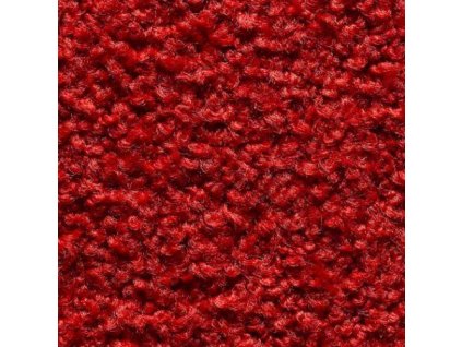 Červená vnitřní čistící pratelná vstupní rohož FLOMA Twister - 90 x 250 x 0,8 cm