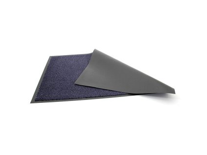Modrá vnitřní čistící vstupní rohož FLOMA Mars - 90 x 300 x 0,5 cm