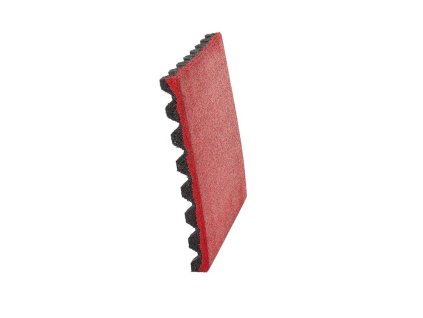 Červená EPDM certifikovaná dopadová dlažba FLOMA V50/R28 - 100 x 100 x 5 cm